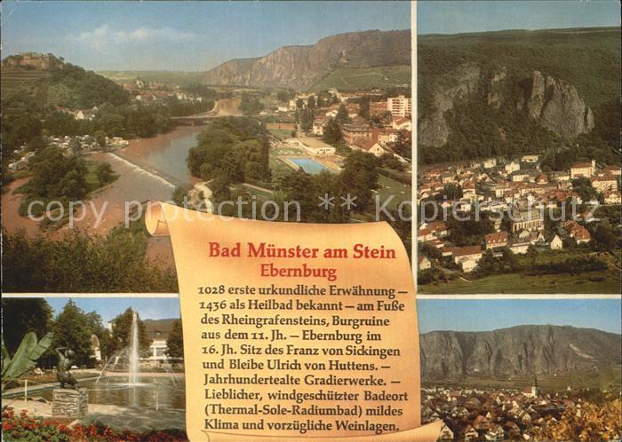 Bad Muenster Stein Ebernburg Ebernburg  Panoramen