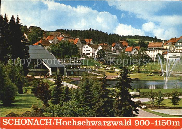Schonach Schwarzwald Ortsansicht