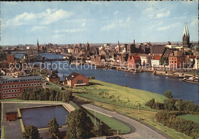 BREMEN  CITY Weser Stadtansicht