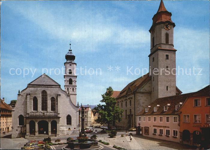 Lindau Bodensee Marktplatz Evangelische Stadtkirche Sankt Stephan