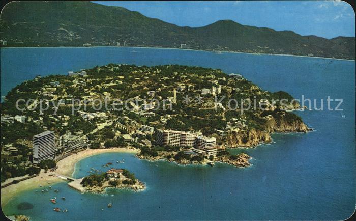 Acapulco Playas Caleta y Caletilla Luftbild