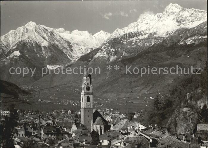 Merano Meran Kirche Panorama