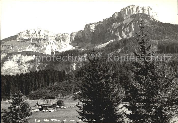Altaussee Blaa Alm Loser