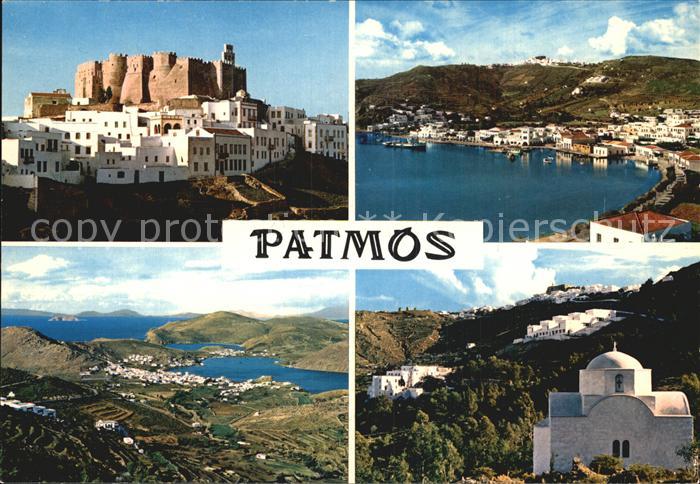 Patmos Sporaden Dodekanes Kloster Panorama