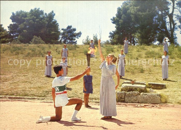 Olympia Griechenland Olympische Flamme