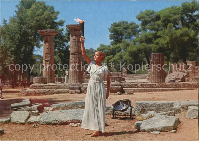 Olympia Griechenland Olympische Flamme