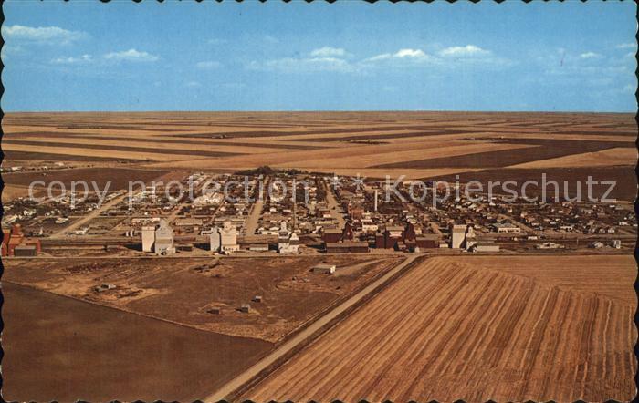 Saskatchewan Davidson Luftaufnahme