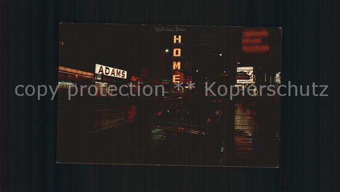 Hamilton Ontario King Street Nachtaufnahme