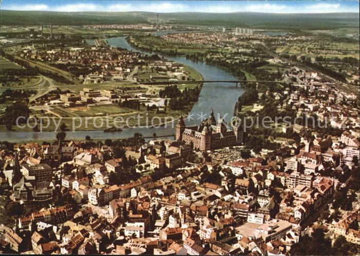 Aschaffenburg Main Luftaufnahme