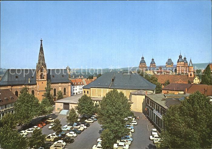 Aschaffenburg Main Muttergottes Pfarrkirche Stadttheater