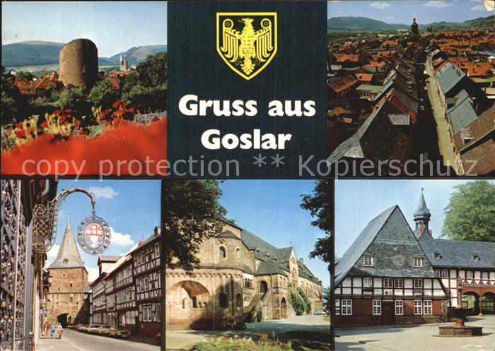 GOSLAR Harz Niedersachsen Altstadt Breites Tor Kaiserpfalz