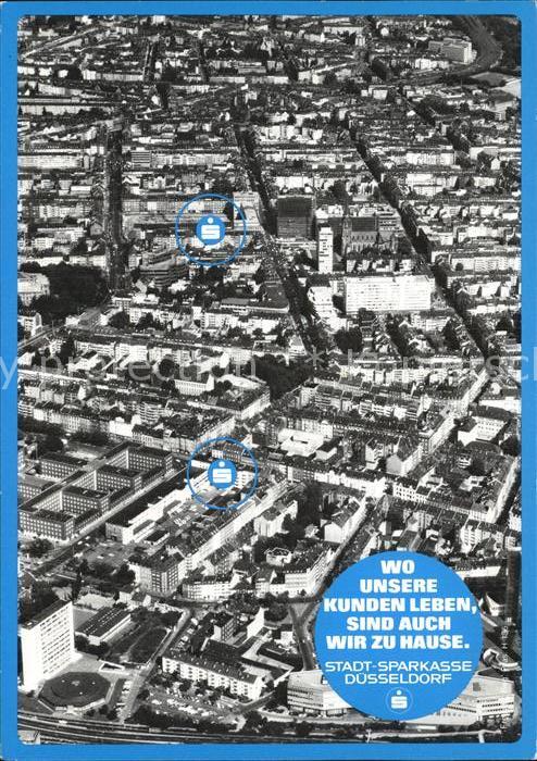 DuessELDORF  CITY Luftaufnahme Sparkasse