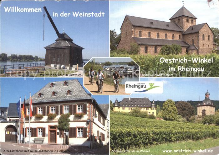 Oestrich-Winkel Weinverladekran Basilika Mittelheim Altes Rathaus Schloss