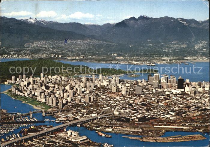 Vancouver British Columbia Luftaufnahme