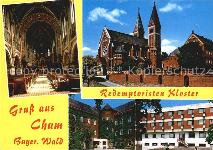 Cham Oberpfalz Redemptoristen Kloster Kirche Eingang Neubau