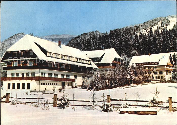 Menzenschwand Kurheime Pieper Winter