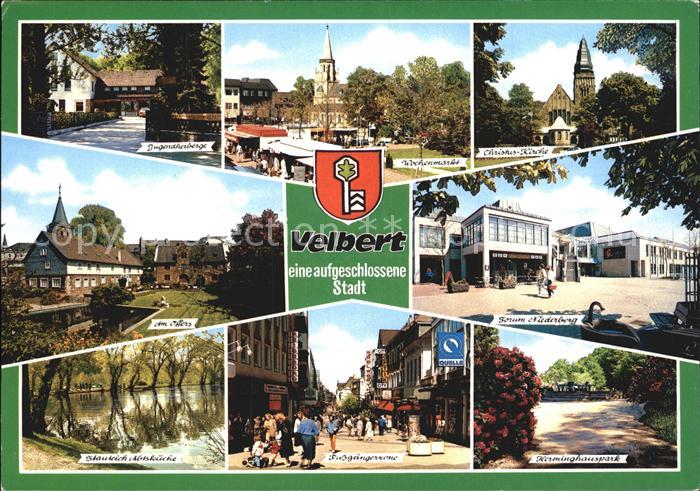 Velbert Jugendherberge Christuskirche Wochenmarkt Stauteich