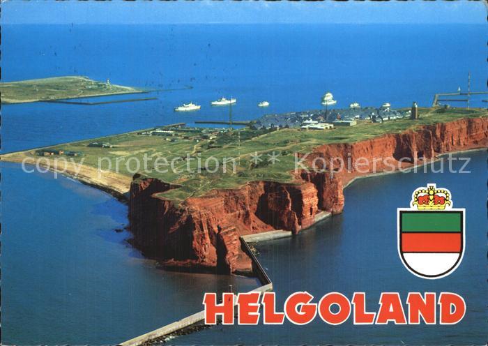 HELGOLAND Insel Schleswig-Holstein Luftaufnahme