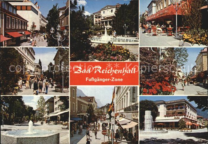 Bad Reichenhall Fussgaengerzone Ludwig Salzburger Bahnhofstrasse