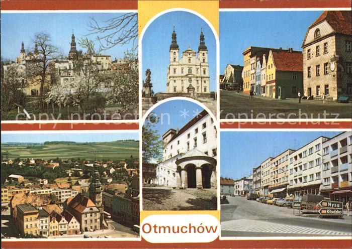 Otmuchow Schloss Kirche Luftaufnahme Stadtansichten