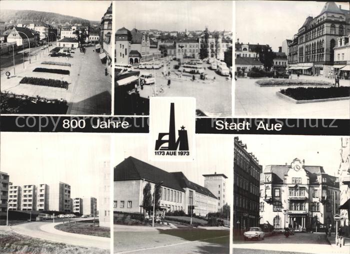 Aue Sachsen Markt Wilhelm-Pieck-Schule Stadthaus