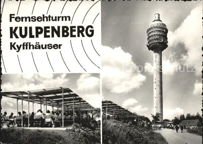 Kyffhaeuser Fernsehturm Kulpenberg Terrassen-Gaststaette
