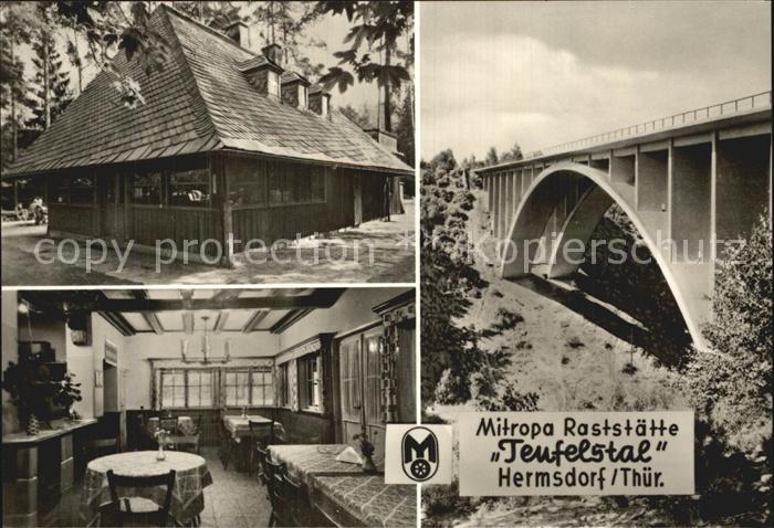 Hermsdorf Thueringen Mitropa Raststaette Teufelstal