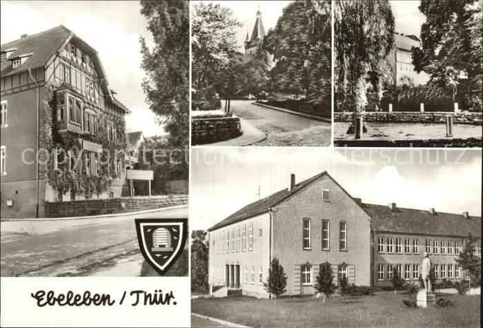 Ebeleben Thueringen Rathaus Hauptstrasse Polytechnische Oberschule
