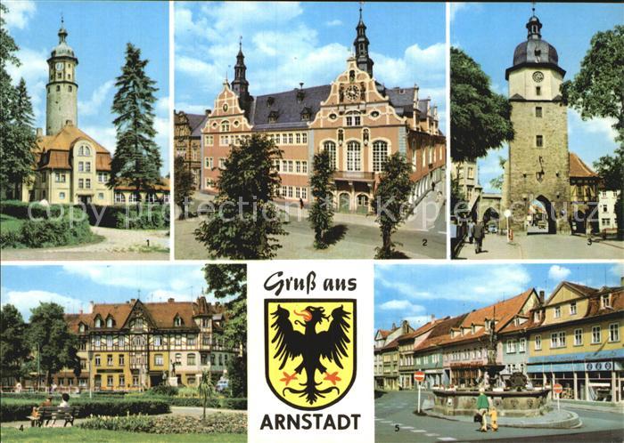 Arnstadt Ilm Neideckturm Rathaus Riedtor