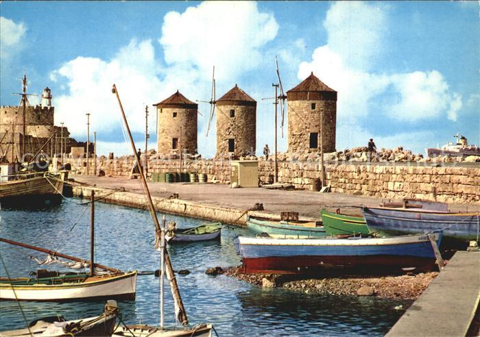 Rhodos Rhodes aegaeis Muehlen