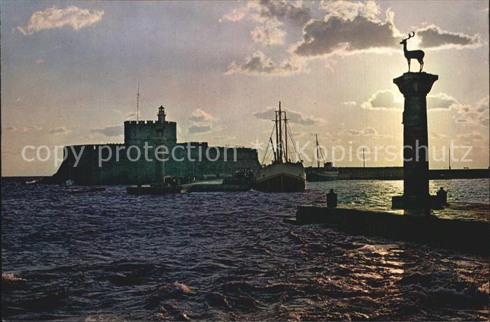 Rhodos Rhodes aegaeis Hafen