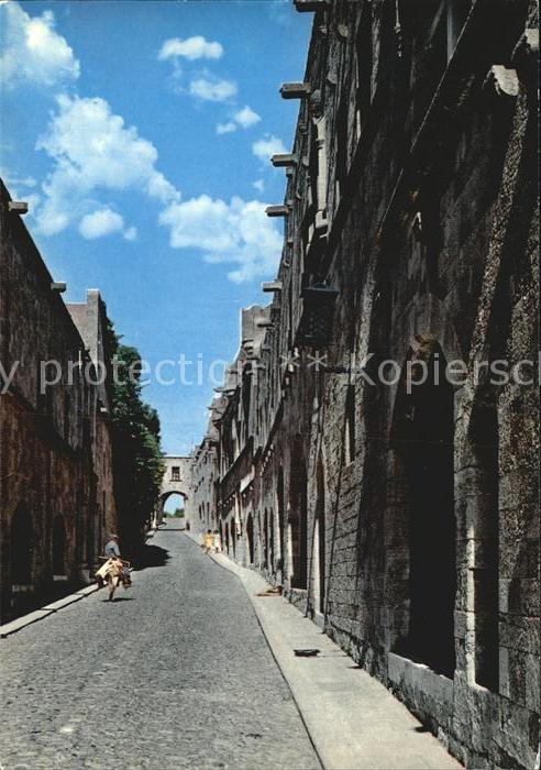 Rhodos Rhodes aegaeis Rittergasse