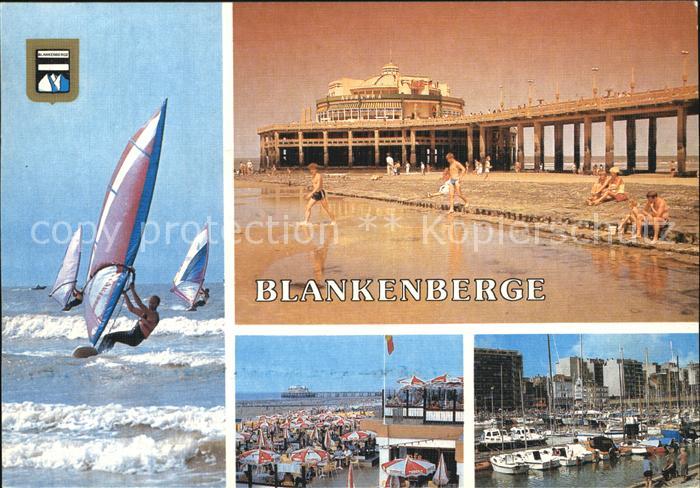 Blankenberge Seebruecke Hafen