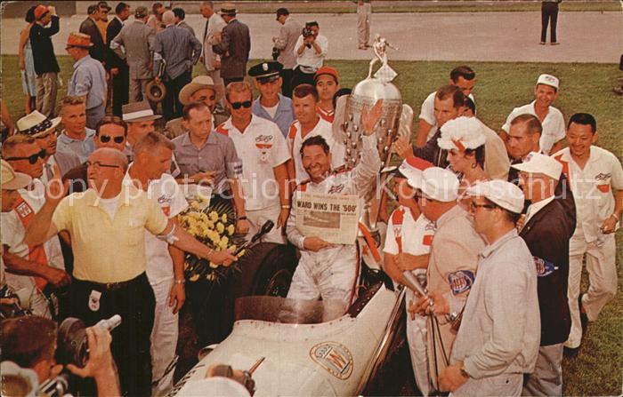 Indianapolis 500 Mile Race Rodger Ward in 1956 Victory Lane