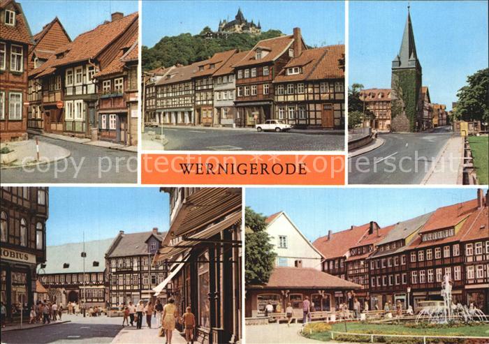 Wernigerode Harz Schloss kleinste Haus Westerntorturm Hotel Gotisches Haus Nikol