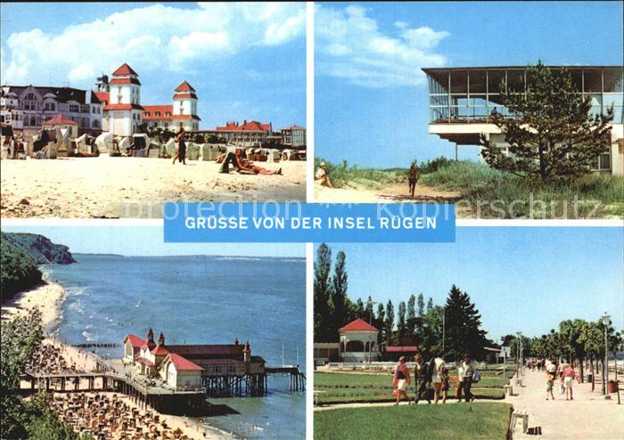 Binz Ruegen Baabe Sellin Seebruecke Goehren Promenade