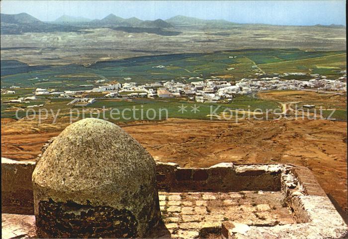 Lanzarote Kanarische Inseln Teguise desde el Castillo