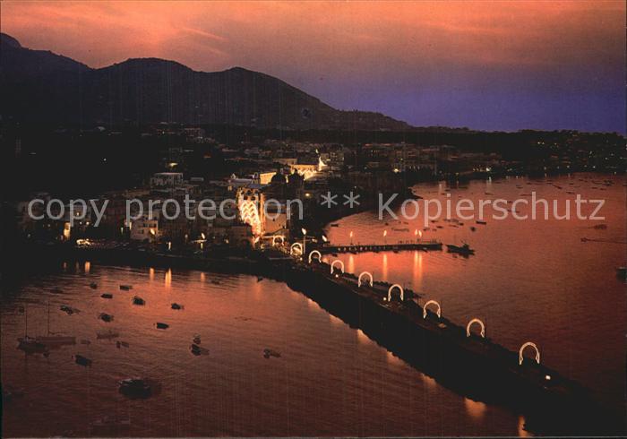 Ischia Festoso notturno Fliegeraufnahme