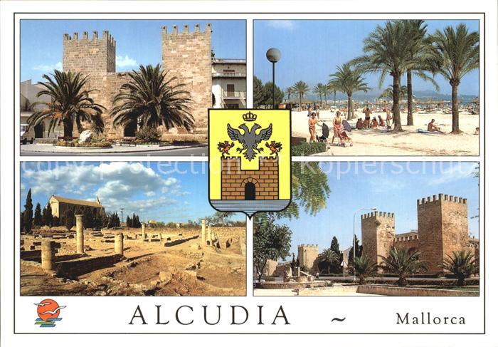 Alcudia Mallorca Strand Ruinen
