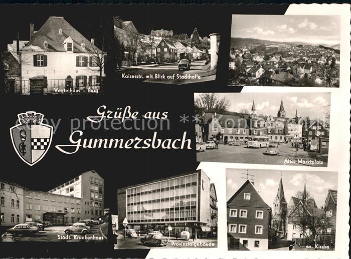 Gummersbach Marktplatz Krankenhaus Vogteihaus