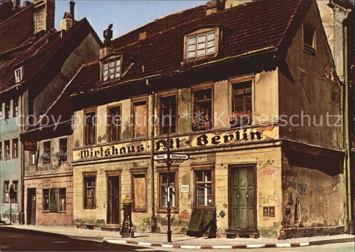BERLIN  CITY Wirtshaus Alt Berlin Petristrasse Repro