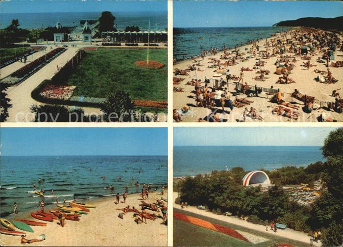 Miedzyzdroje Strande Fliegeraufnahme