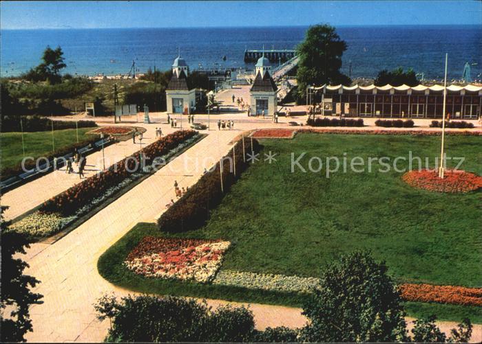 Miedzyzdroje Seepromenade und Seebr?cke