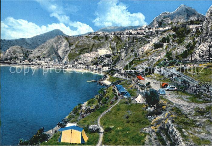 Taormina Sizilien Camping Strand