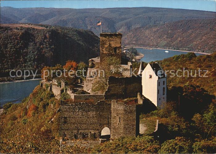 Bornhofen Kamp Fliegeraufnahme Burg Sterrenberg