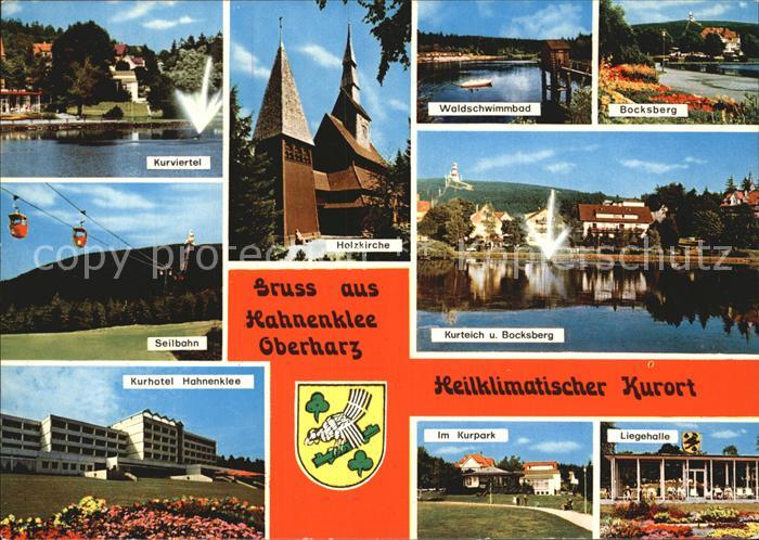 Hahnenklee-Bockswiese Harz Kurpark Seilbahn Bocksberg