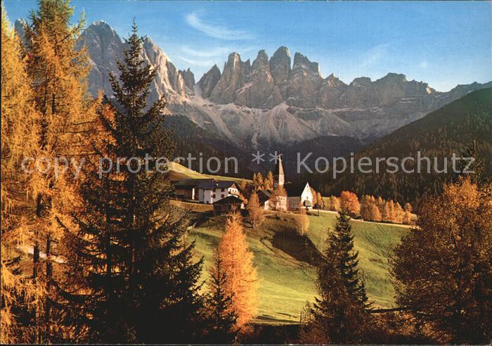 St Magdalena Gsies Val di Funes Dolomiten