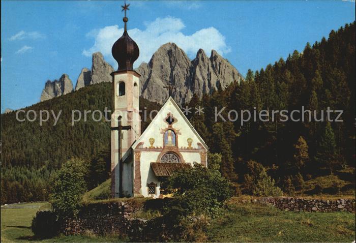 Villnoess Kirche St. Johann Dolomiten