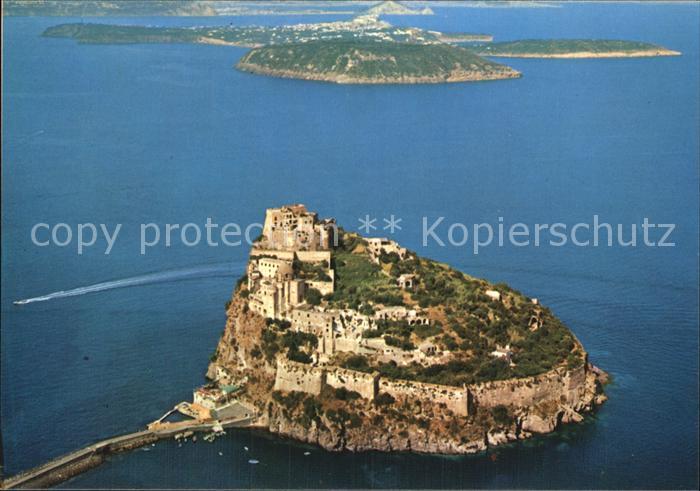 Ischia Fliegeraufnahme Castello Aragonese