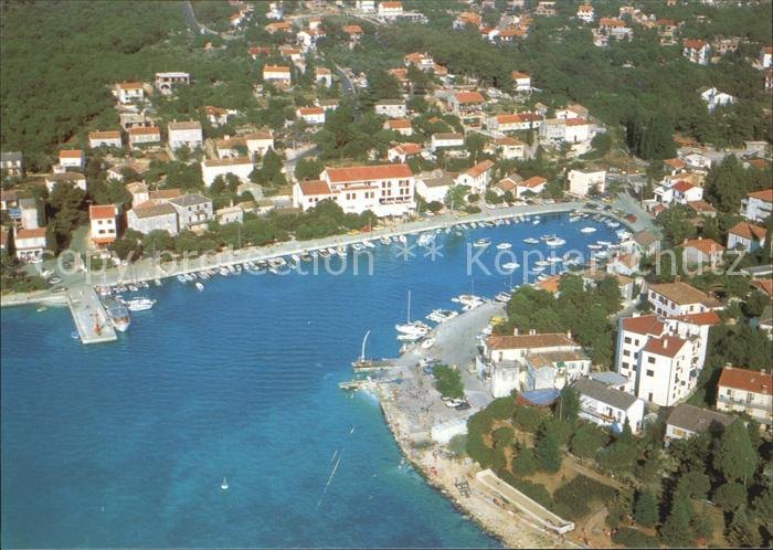 Malinska Krk Fliegeraufnahme Hafen